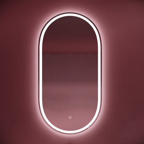 Зеркало с подсветкой Sancos Oval OV55F 60х90 подвесное - фото 3